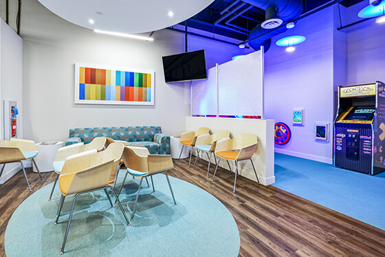 The Waiting Area of Pediatric Dental Associates of Glen Mills